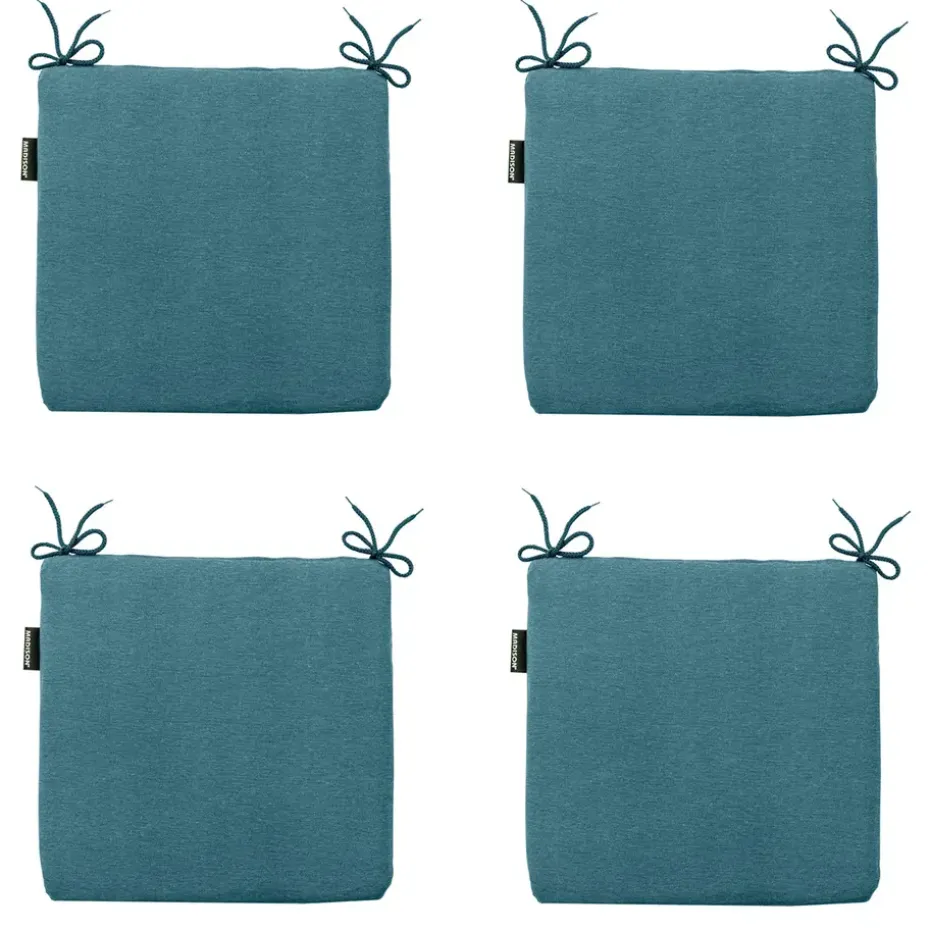 Madison - Zitkussen Panama sea blue - Ca. 40x40 cm - Set van 4