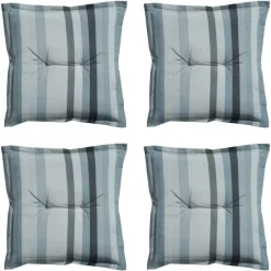 Madison - Zitkussen Righe grey - Ca. 50x50 cm - Set van 4