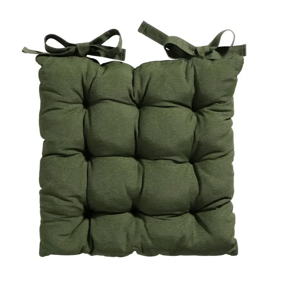 Madison - Zitkussen Toscane Panama green - Ca. 46x46 cm - Set van 4