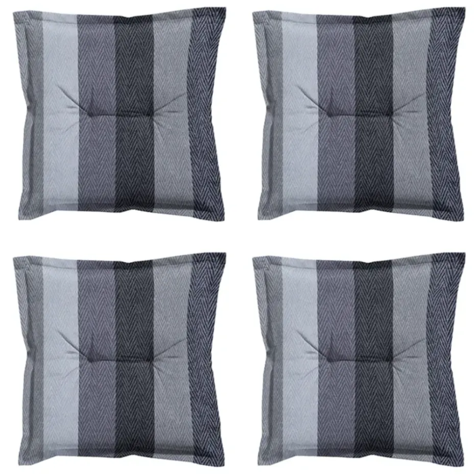 Madison - Zitkussen Victoria grey - Ca. 50x50 cm - Set van 4