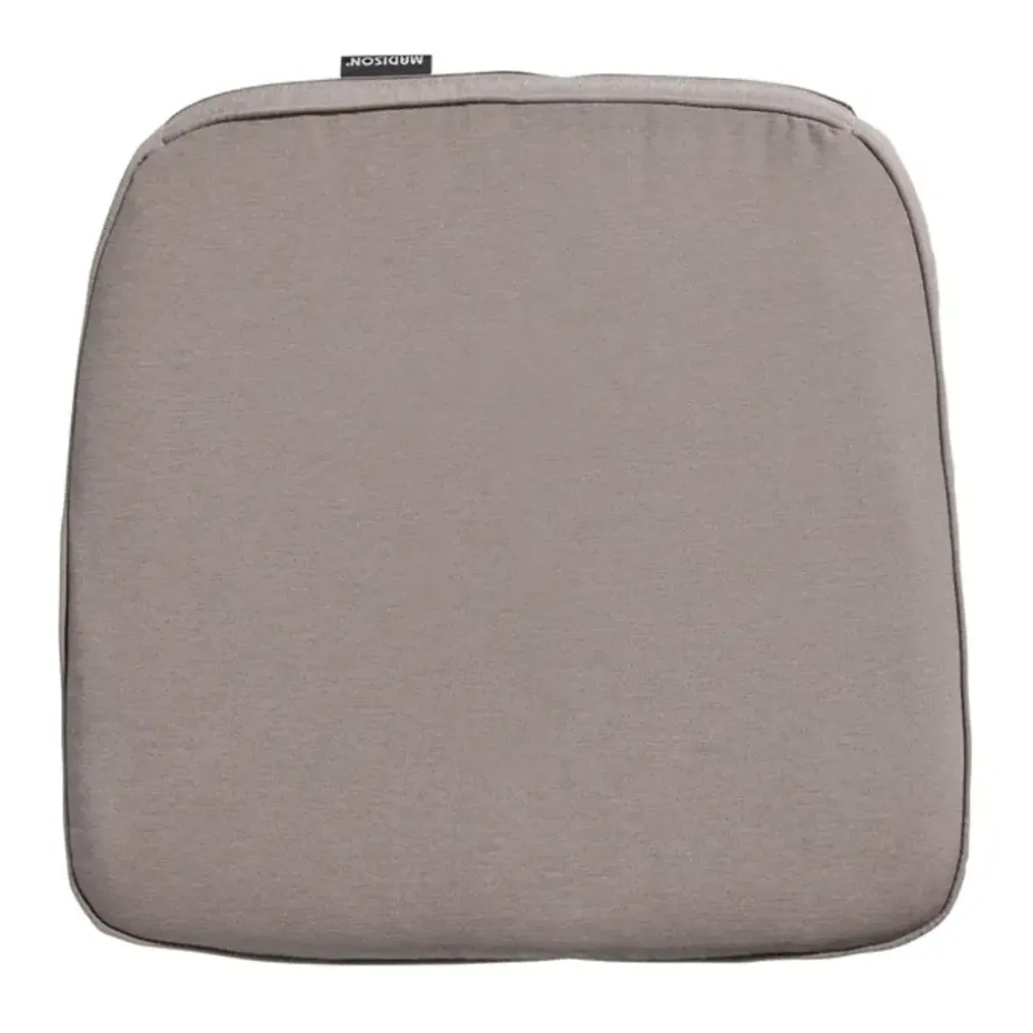 Madison - Zitkussen Wicker Panama taupe - Ca. 48x48 cm - Set van 4