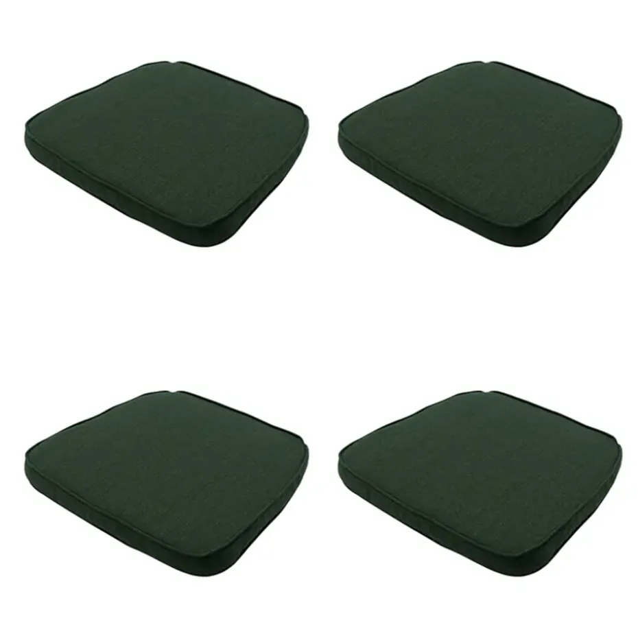 Madison - Zitkussen Wicker Green canvas eco+ - Ca. 48x48 cm - Set van 4