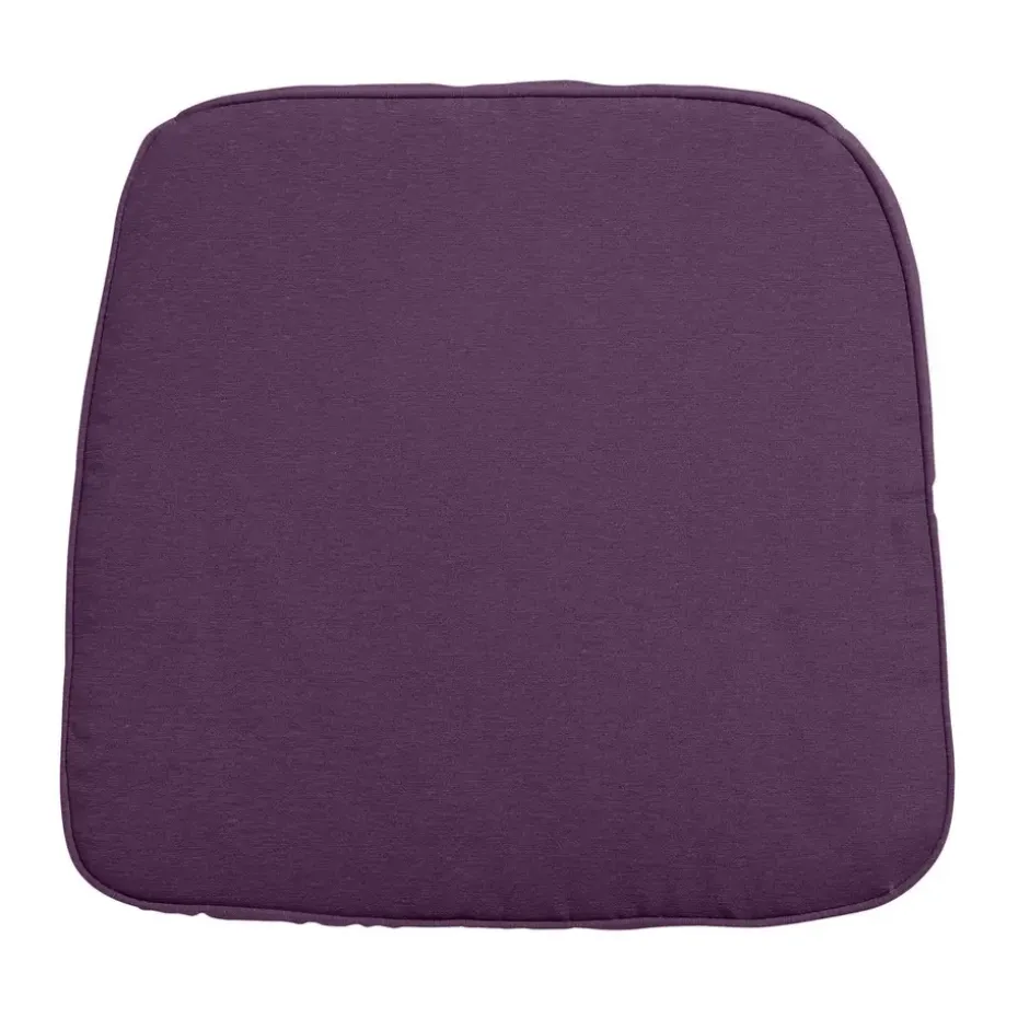 Madison - Zitkussen Wicker Panama purple - Ca. 48x48 cm - Set van 4