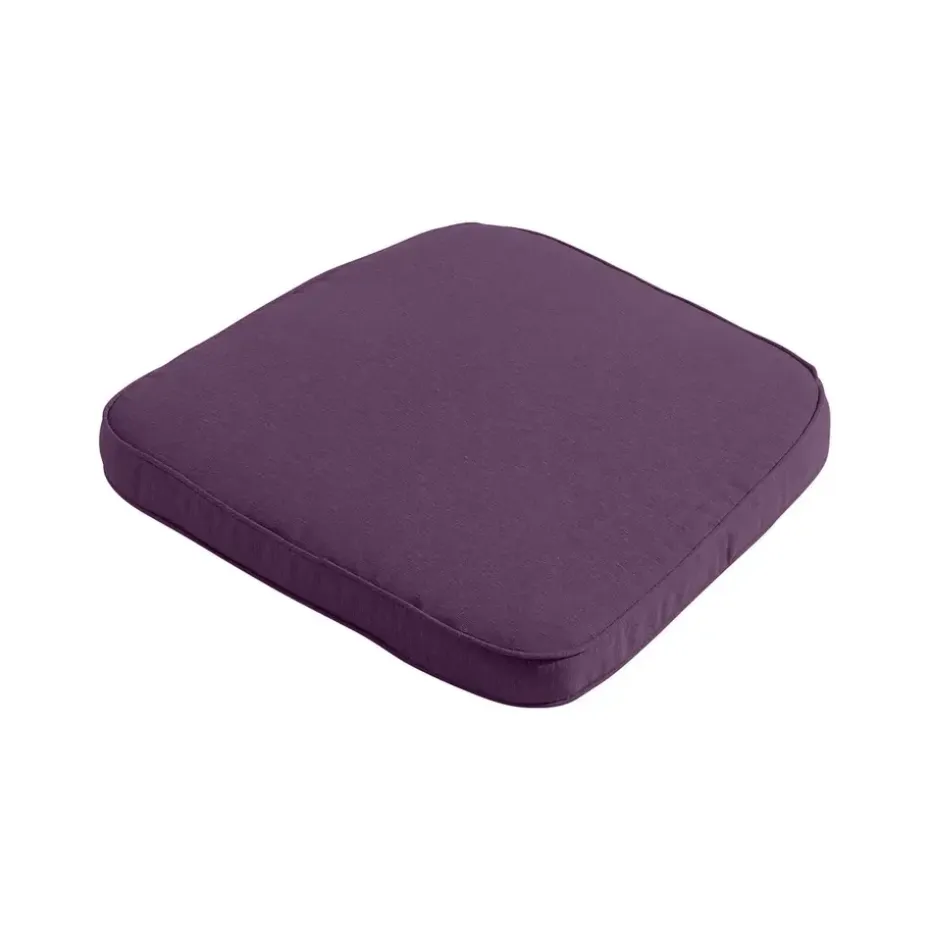 Madison - Zitkussen Wicker Panama purple - Ca. 48x48 cm - Set van 4