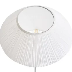 MAKETSI - Staande lamp - Wit - IJzer/Stof