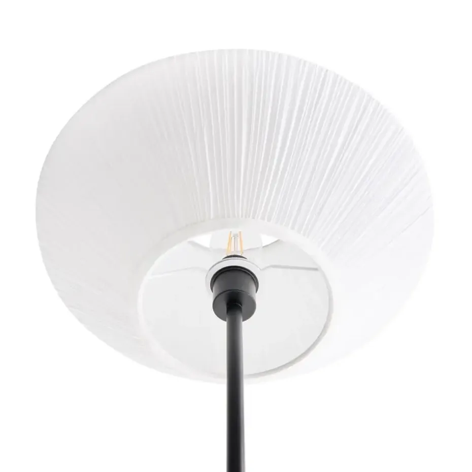 MAKETSI - Staande lamp - Wit - IJzer/Stof