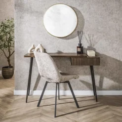 Make-up Tafel Bruin Acaciahout - 120x35x76cm - Carve