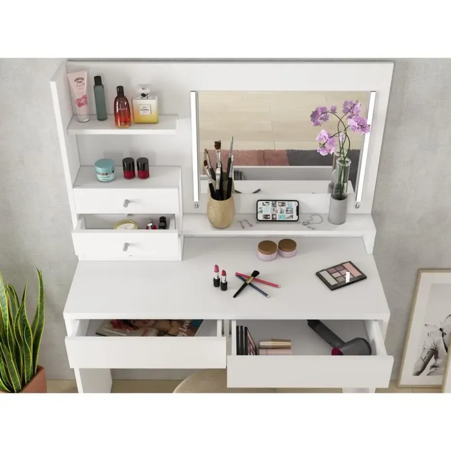 Make-uptafel Wish - wit