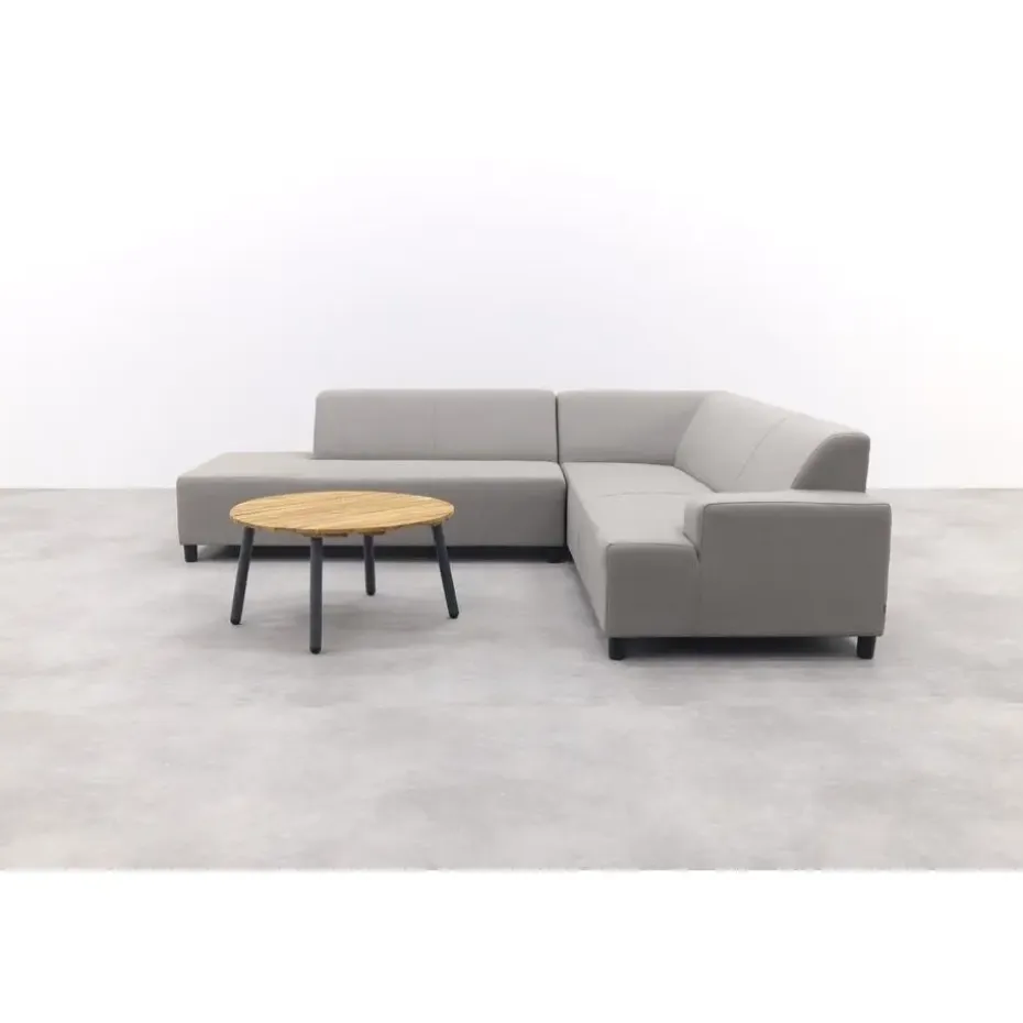 Malaga/Mindo - hoekbank loungeset chaise longue - taupe