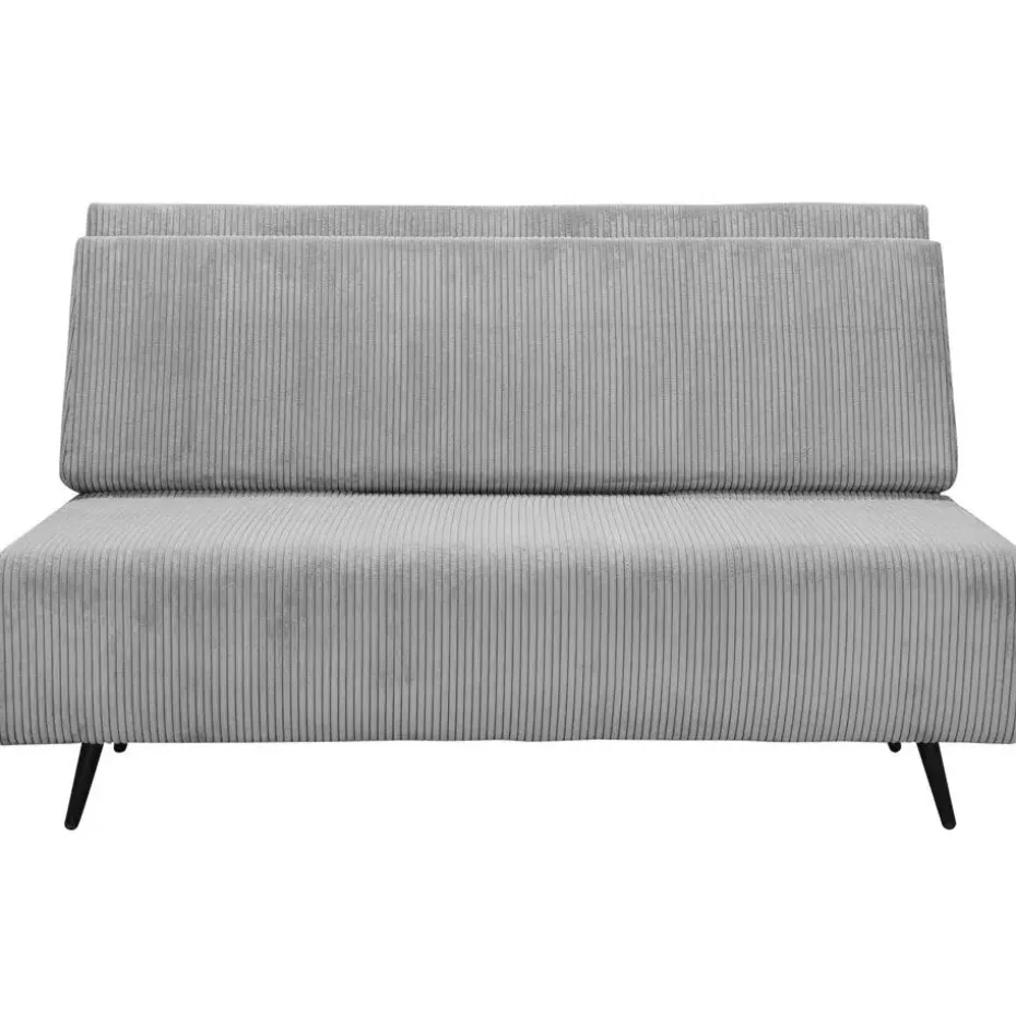 Mallory - Slaapbank 140 cm in grijze stof