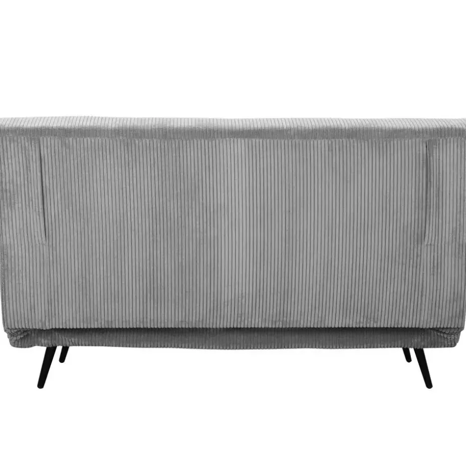 Mallory - Slaapbank 140 cm in grijze stof