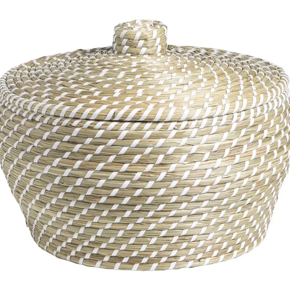 Mand Noa naturel zeegras - 25xØ35xØ30 cm