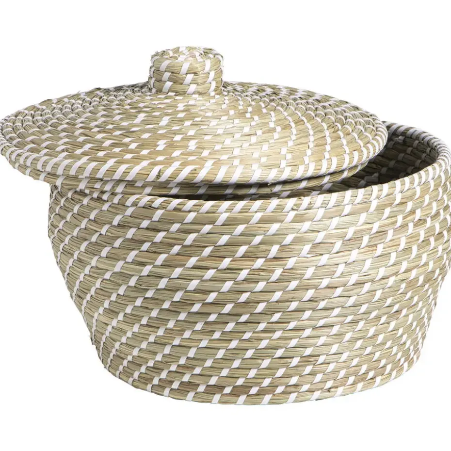 Mand Noa naturel zeegras - 25xØ35xØ30 cm