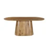 Mangohoutonline - Eettafel Nova Capsule 210x100cm Rechthoekig - Bruin - Mahom
