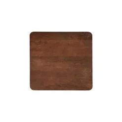 Mangohoutonline - Eettafel Nova Vierkant 90x90cm Donkerbruin Vierkant