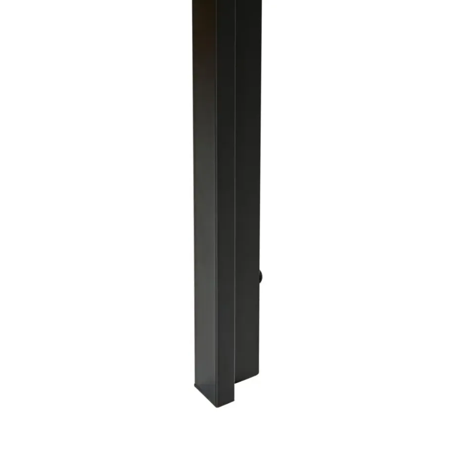 MANN - Eettafel - Lichtbruin/Zwart - 120 x 70 cm - Hout