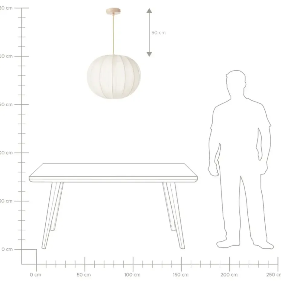 MARIETA - Hanglamp - Wit - Nylon