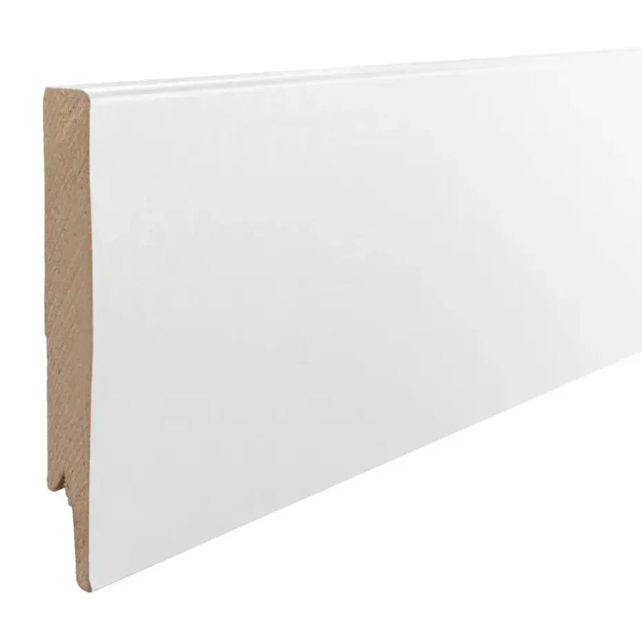 MDF plint - wit - 240x1,4x12 cm