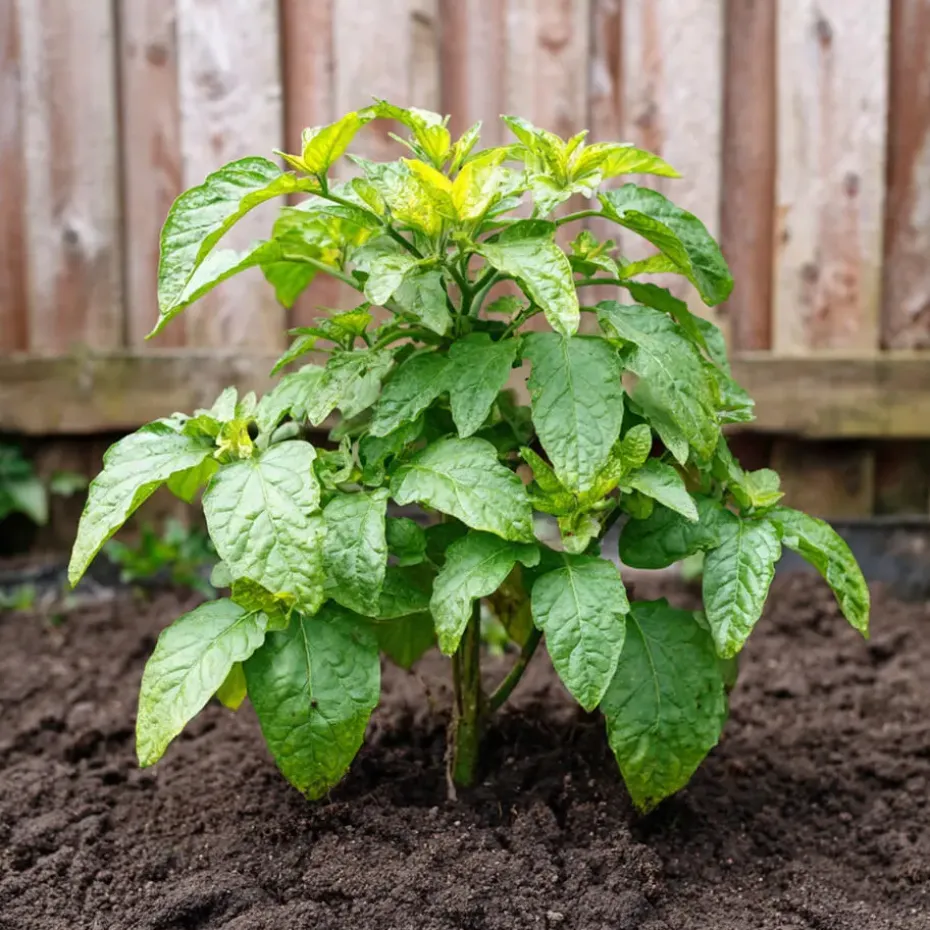 Meloenpeer - Set van 6 - Solanum Muricatum 'Pepino gold' - Hoogte 25-40cm - ⌀9cm