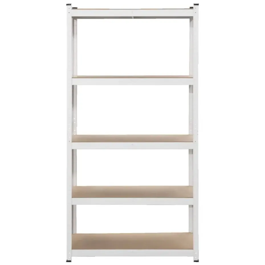 Metalen stellingkast - wit - 90x45x180 cm