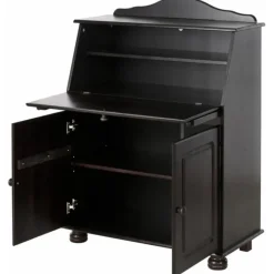 Mette - Bureau met 2 bruine grenen deuren