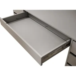 Meubella - Bureau Avio 2 - Antraciet - 154 cm