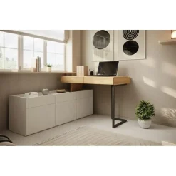 Meubella - Bureau Floren - Eiken - 2 lades