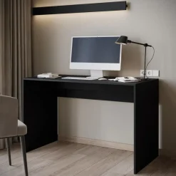 Meubella - Bureau Nyon - Zwart - 120 cm