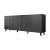 Meubella - Dressoir Vintar - Antraciet - 200 cm