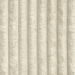 Meubella - Hoekbank Monet - Beige - Fluffy ribstof - Links