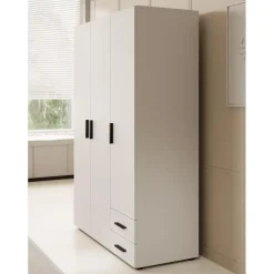 Meubella - Kledingkast Bellini - Wit - 120 cm