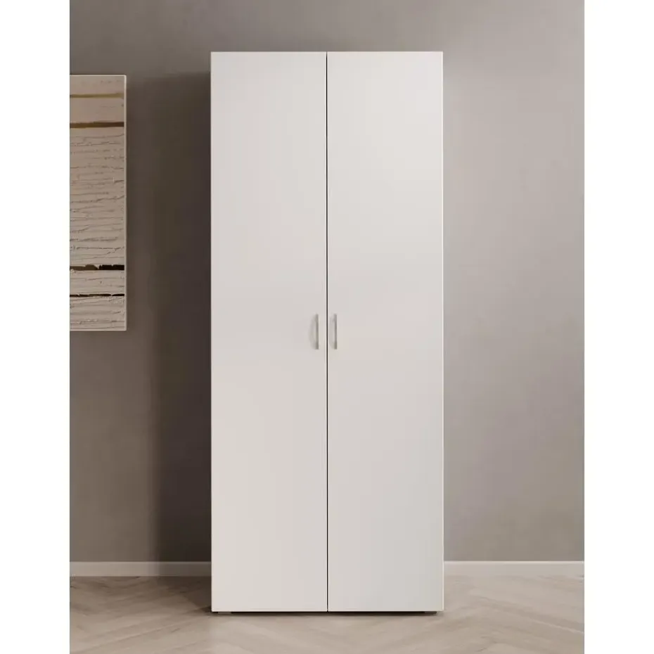 Meubella - Kledingkast Bernd - Wit - 74 cm