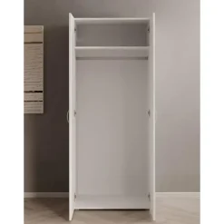 Meubella - Kledingkast Bernd - Wit - 74 cm