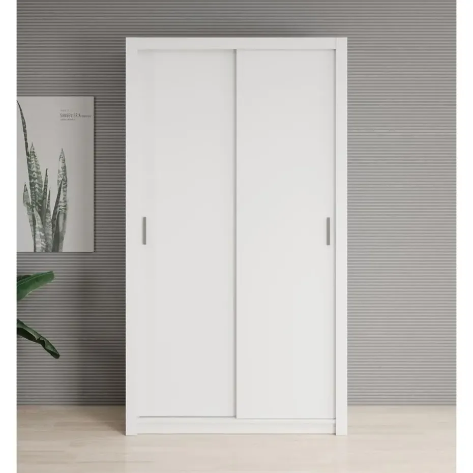Meubella - Kledingkast Blake - Wit - 120 cm