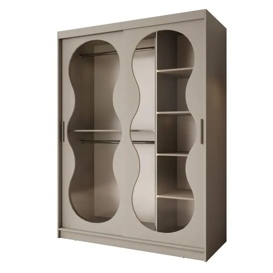 Meubella - Kledingkast Bunaro - Beige - 150 cm