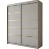 Meubella - Kledingkast Eagle - Beige - 180 cm