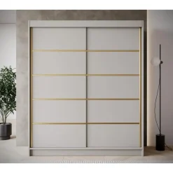 Meubella - Kledingkast Eagle - Beige - 180 cm