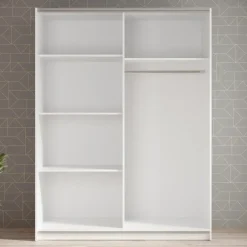 Meubella - Kledingkast Ganaro - Wit - 150 cm