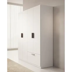 Meubella - Kledingkast Lillian - Wit - 180 cm