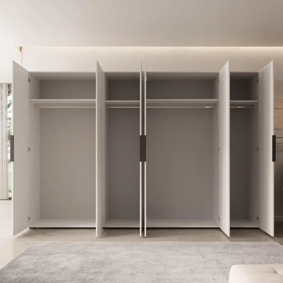 Meubella - Kledingkast Marquesa - Wit - 300 cm