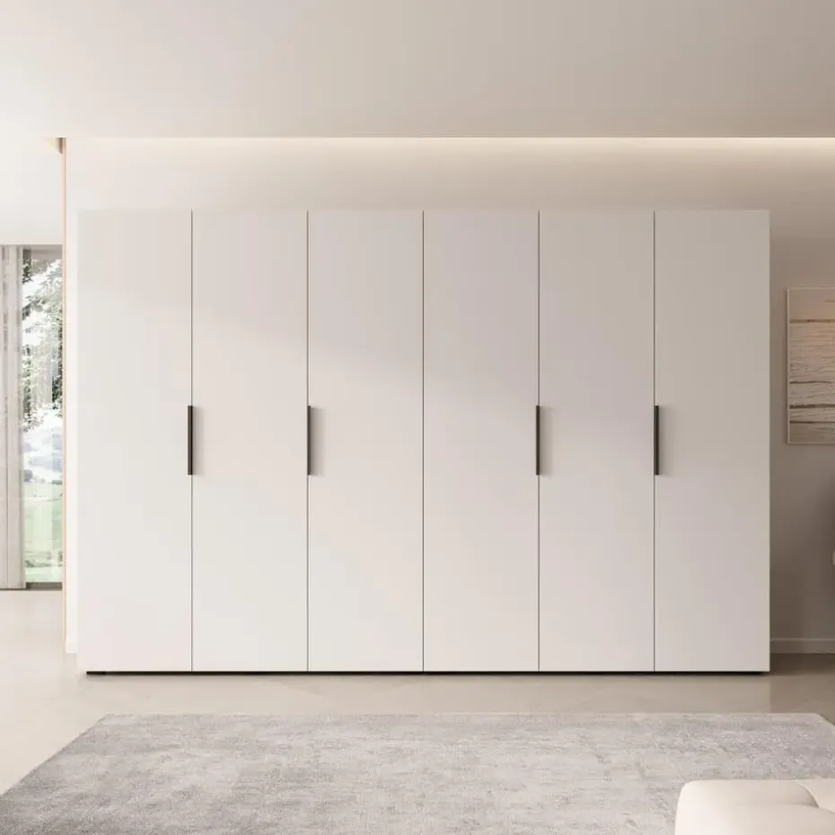 Meubella - Kledingkast Marquesa - Wit - 300 cm