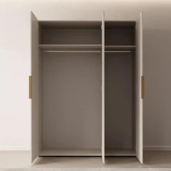 Meubella - Kledingkast Marquesa - Beige - 150 cm