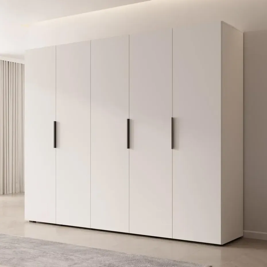 Meubella - Kledingkast Marquesa - Wit - 250 cm