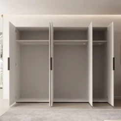 Meubella - Kledingkast Marquesa - Wit - 250 cm