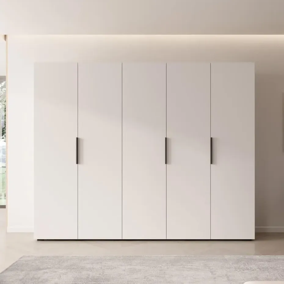 Meubella - Kledingkast Marquesa - Wit - 250 cm