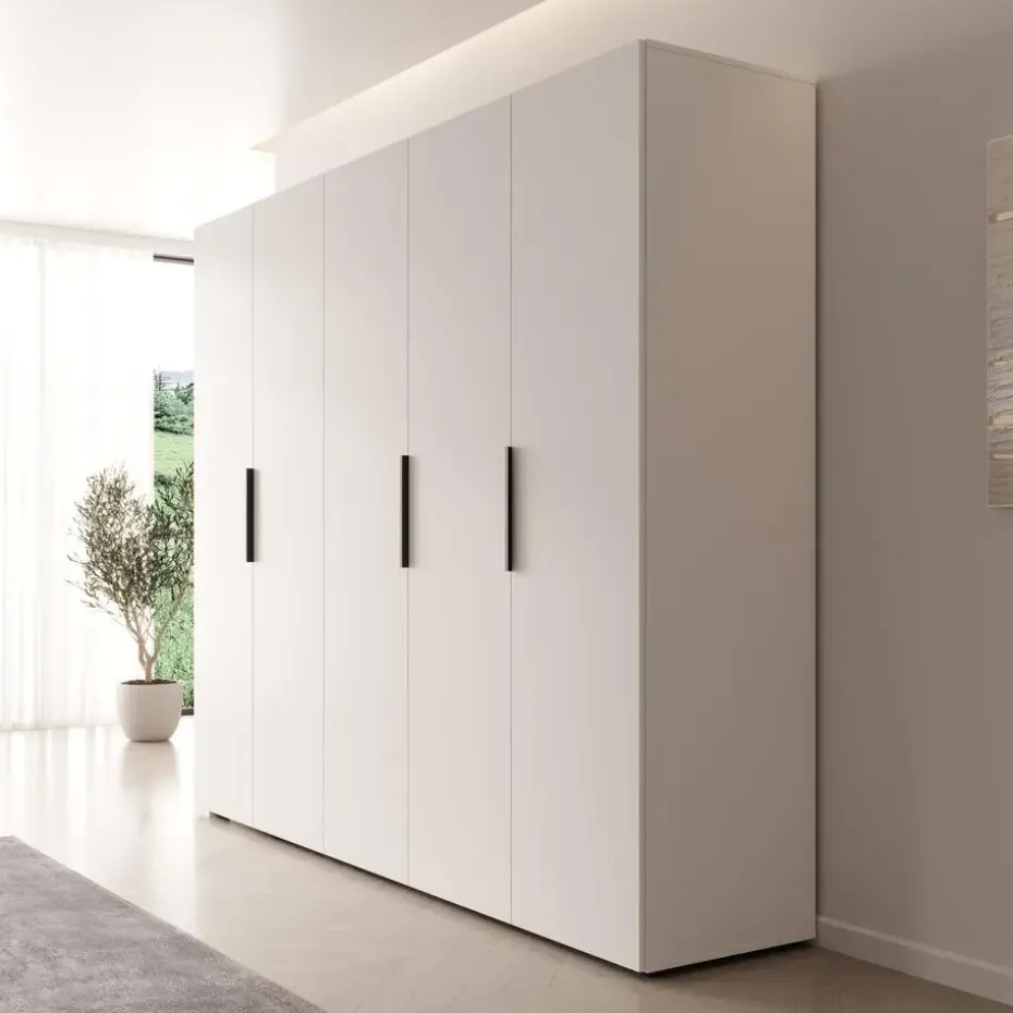 Meubella - Kledingkast Marquesa - Wit - 250 cm