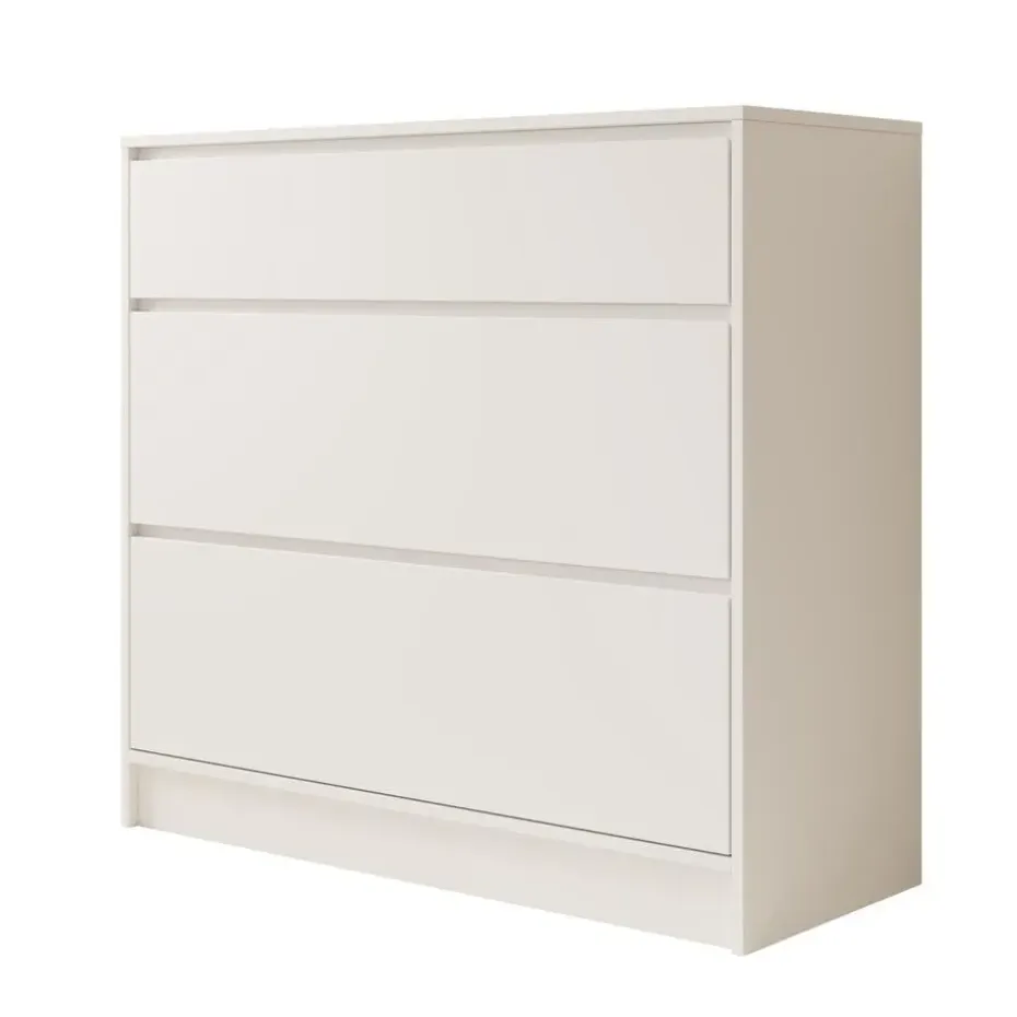 Meubella - Ladekast Brett - Wit - 99 cm