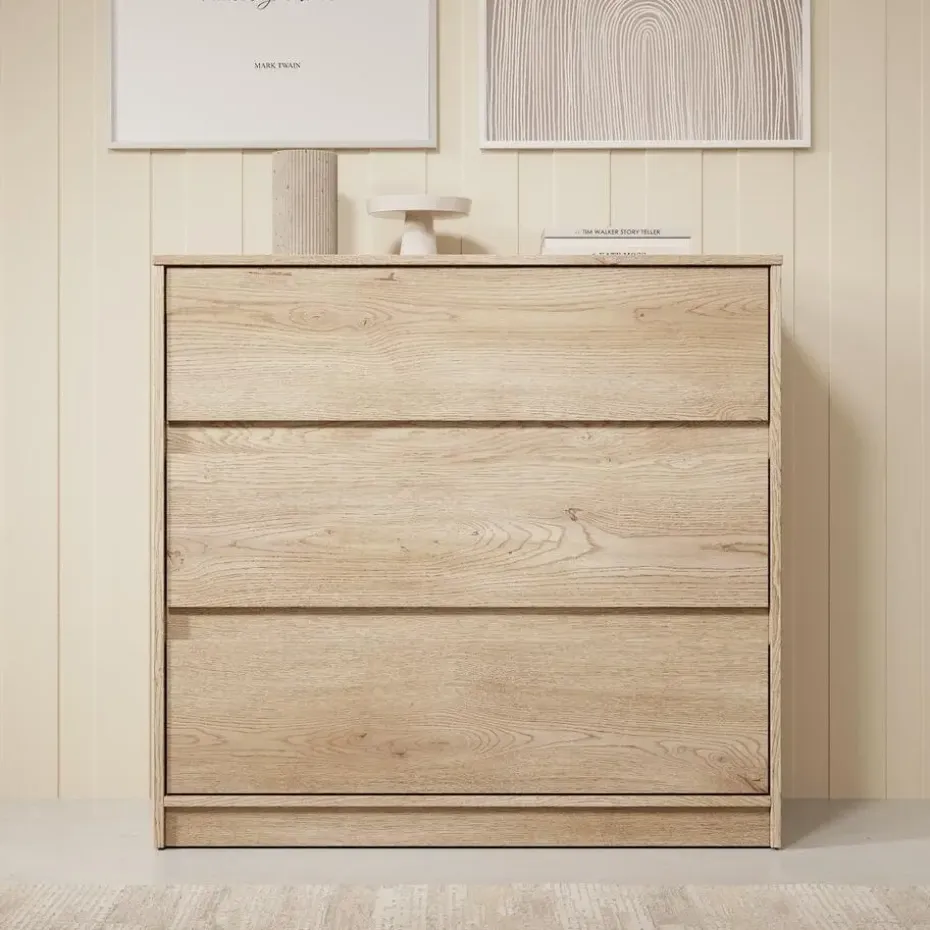 Meubella - Ladekast Cuarto - Eiken - 91 cm