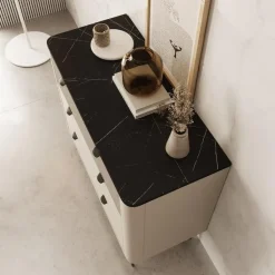 Meubella - Ladekast Mace - Beige - 90 cm