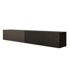 Meubella - TV-Meubel Caius - Zwart - 200 cm